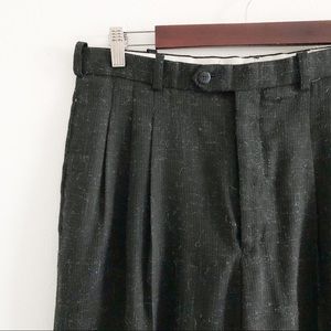 VINTAGE 90’s gray pleated high waisted trousers 33